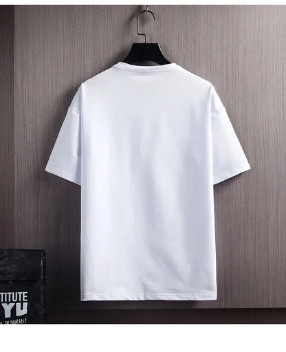 Men’s Ice Silk Gradient Set – Lightweight Short-Sleeve Tee & Casual Shorts for Summer Comfort and Sporty Style