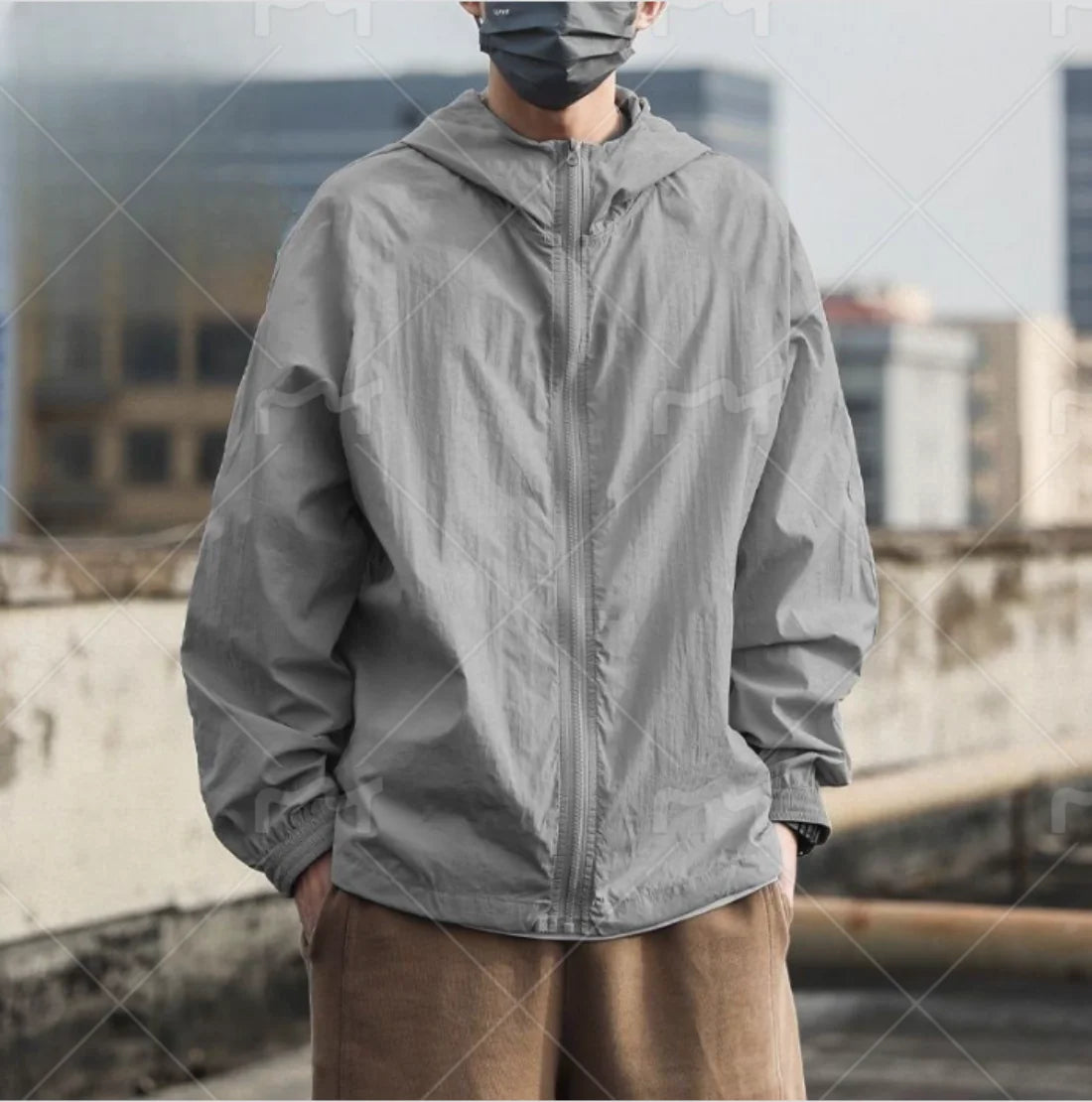 Sunscreen clothing for men breathable sports summer UV resistant outdoor fishing suit - Ellianto fashion Men's