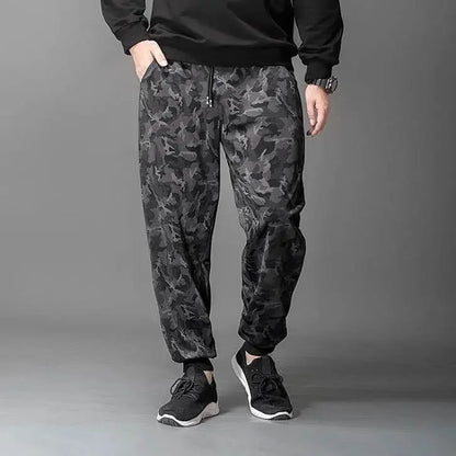 Men’s Summer Loose-Fit Camouflage Work Pants – Lightweight, Breathable Straight-Leg Design for Casual Sports Comfort