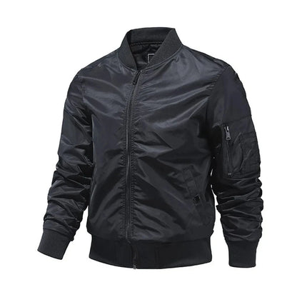 2024 New Spring Summer Bomber Jacket Men Solid Color Fashion Aviator Baseball Jackets New In Outerwears Jackets for Men S-5XL