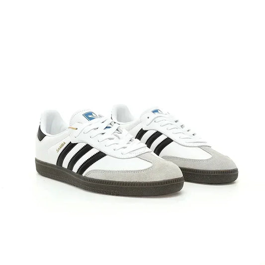 Classics Adidas Originals Samba White Low Flat Skateboarding Shoes for Men Women Unisex German Training Board Shoes - Ellianto fashion Men's