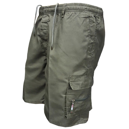 Men's Tactical Cargo Shorts Fashion Pocket Military Shorts Summer Camouflage Jogging Sports Casual Male Work Hiking Short Pants - Ellianto fashion Men's