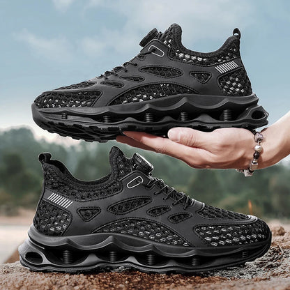 Breathable Mesh Slip-On Water Sport Shoes Fashionable Men Casual Lazy Shoes Multi-Color Personalized Quick-Drying Aqua shoes - Ellianto fashion Men's