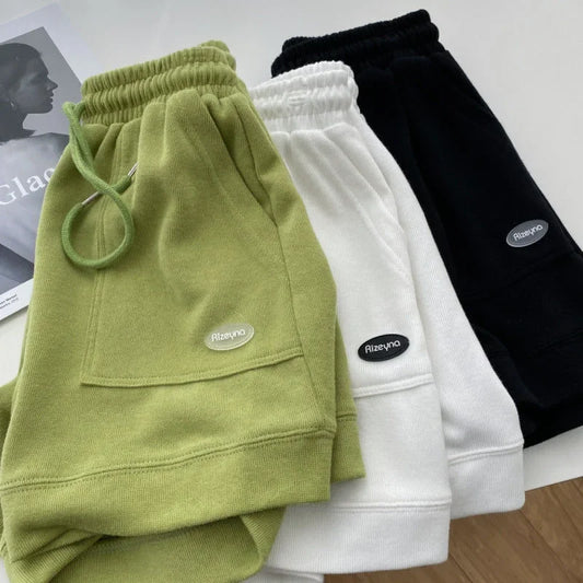 High-Waisted Slimming Casual Trunks Women's Korean Style Loose-Fit Wide-Leg Drawstring A- Line Pants New Arrival Student Trouser