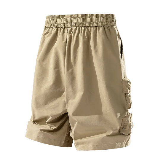 New Fashion Men Cargo Shorts Outdoor Loose Multiple Pockets Sports Shorts Summer Breathable Solid Comfort Casual Shorts Men - Ellianto fashion Men's