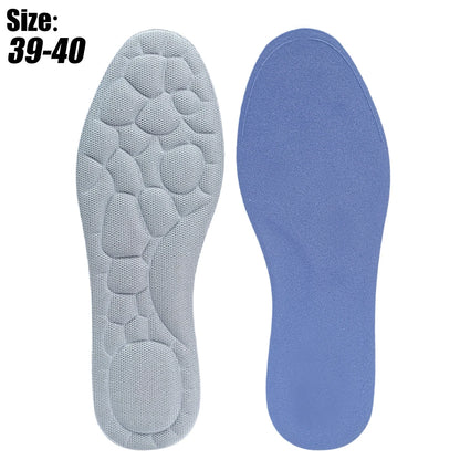 Soft 5D Massage Memory Foam Insoles for Women Men Sport Running Shoes Sole Breathable Cushion Shoe Pads Feet Orthopedic Insoles - Ellianto fashion Men's