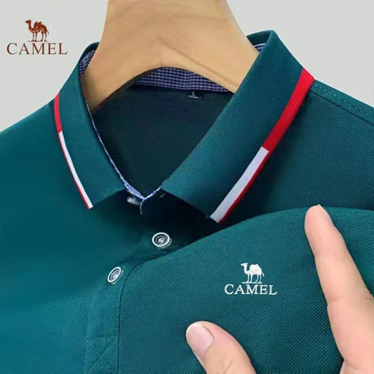 Set European brand Polo shirts for men in the new summer of 2025, high-quality, fashionable, casual, comfortable and breathable shor - Ellianto fashion Men's