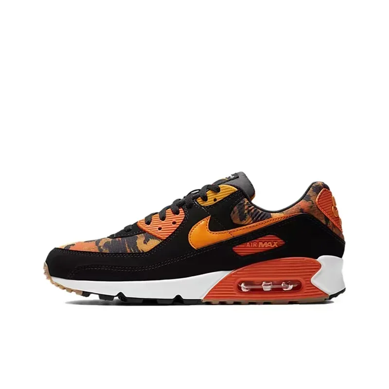 Nike Air Max 90 Next Nature White Black Classic Mesh Air Cushion Men Women Athletic Running Shoes Breathable Sneakers DH8010-101 - Ellianto fashion Men's
