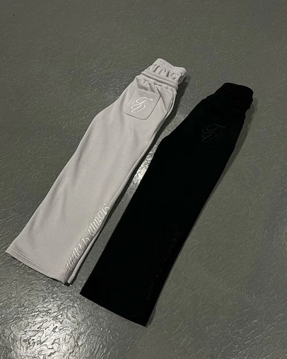 Embroidered Trousers Personality Men Clothing American Street Sweatpants Couple Clothing Matching Trendy Cool Women Pants - Ellianto fashion Men's