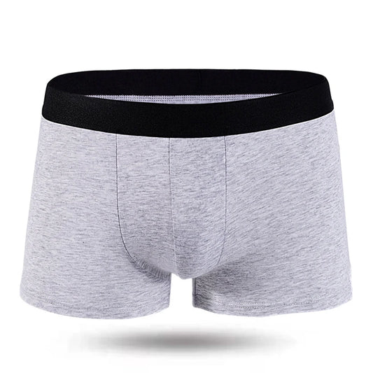 10Pcs Pack Men Panties Solid Color Underwear Male Brand Boxer And Underpants For Homme Luxury Set Shorts Box Slip Kit - Ellianto fashion Men's