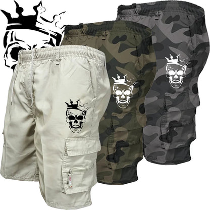 New fashionable multi-pocket men's casual shorts fitness loose casual pants camouflage tactical shorts - Ellianto fashion Men's