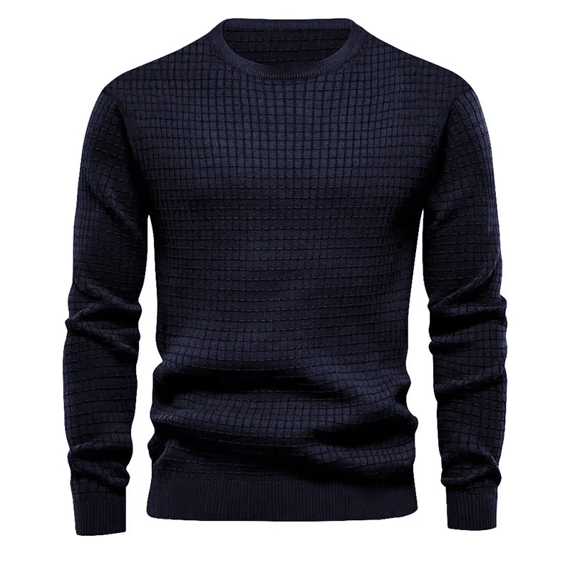 New Men's Crew Neck Sweatshirts Solid Color Large Sweatwear Spring Outdoor Jogging Tops - Ellianto fashion Men's