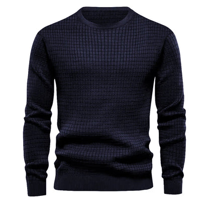 New Men's Crew Neck Sweatshirts Solid Color Large Sweatwear Spring Outdoor Jogging Tops - Ellianto fashion Men's