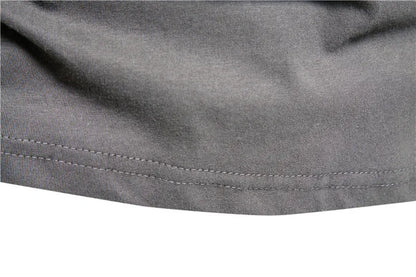 Men‘s T-shirts 100% Cotton Long Sleeve Casual Tops Solid Color High Quality Backing T-Shirt Spring Autumn Classic Men Clothing - Ellianto fashion Men's