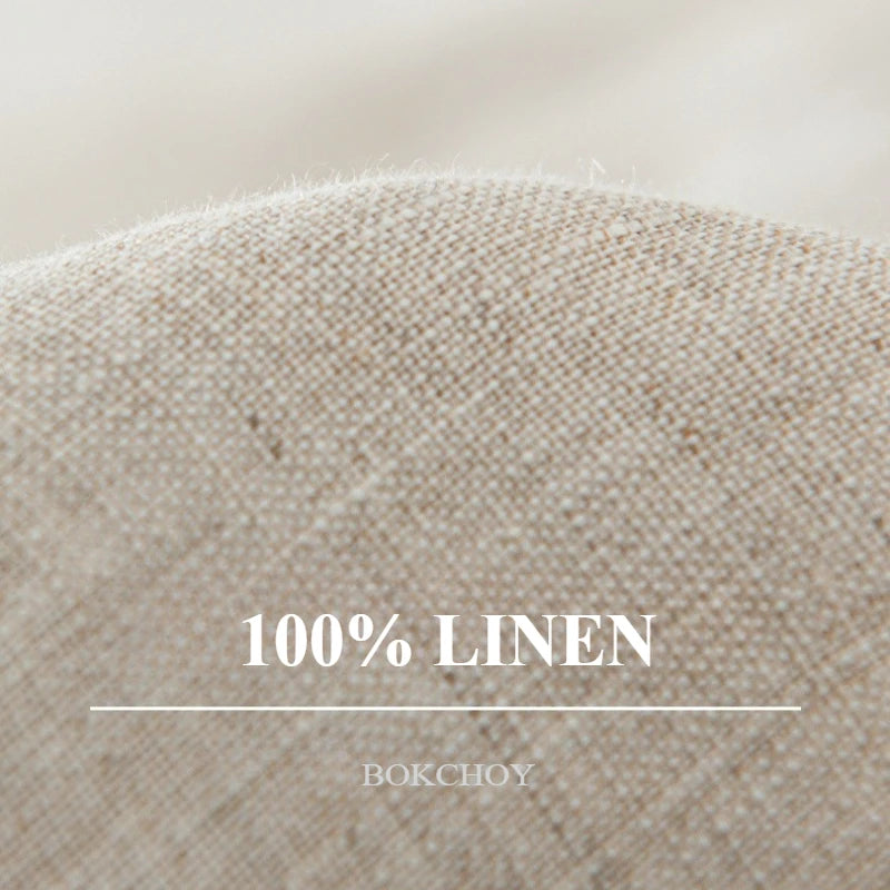2025 Summer New Casual Pure Linen Slim Pants for Men Clothing Solid Color Slim-fit Straight Trousers EC8175 - Ellianto fashion Men's
