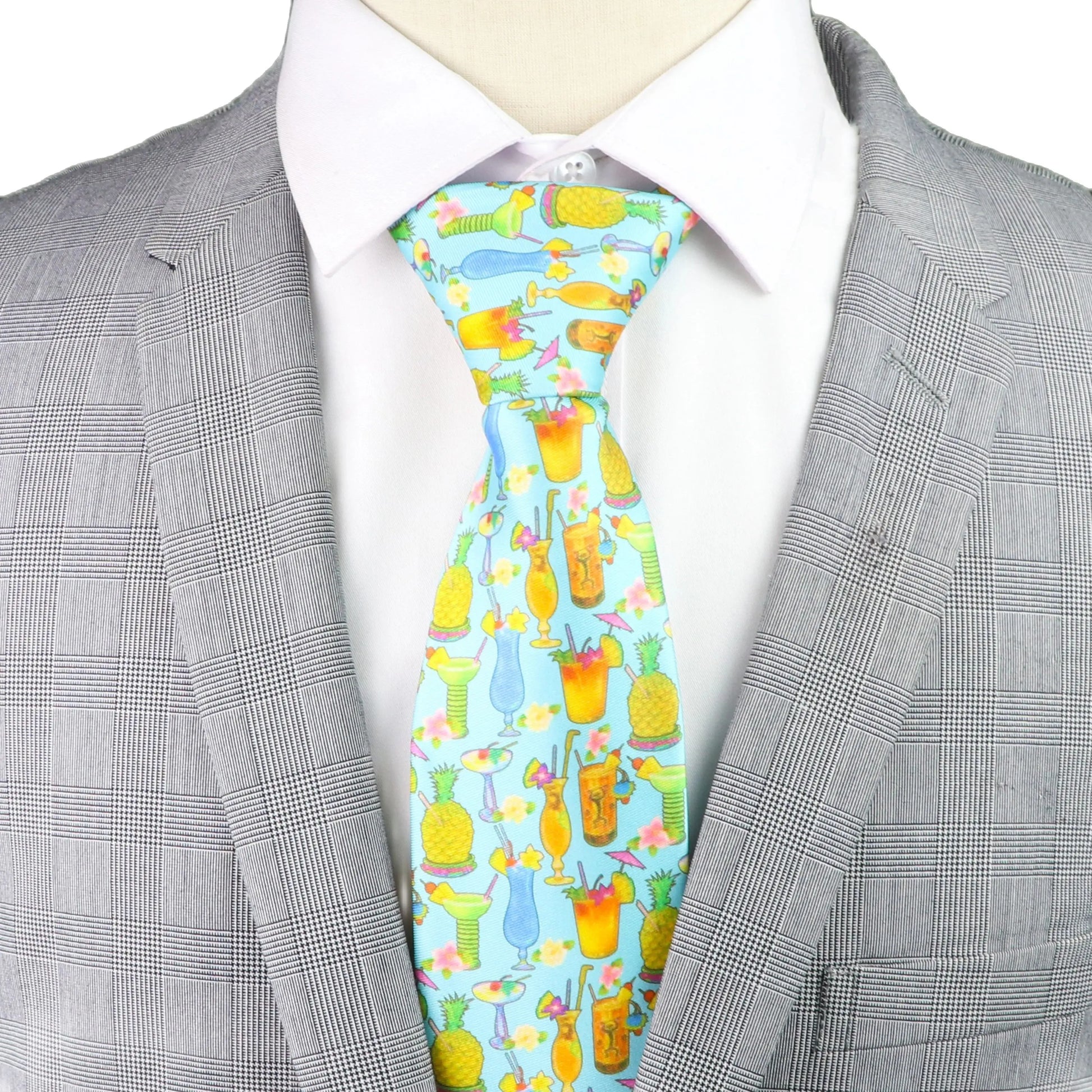 New 42 Colors Men Thin Silk Tie Soft Novelty Animal Fruit Skeleton Cravatas Casual Party Wedding Accessories Gift Free Shipping - Ellianto fashion Men's