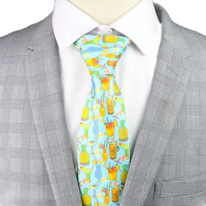New 42 Colors Men Thin Silk Tie Soft Novelty Animal Fruit Skeleton Cravatas Casual Party Wedding Accessories Gift Free Shipping - Ellianto fashion Men's