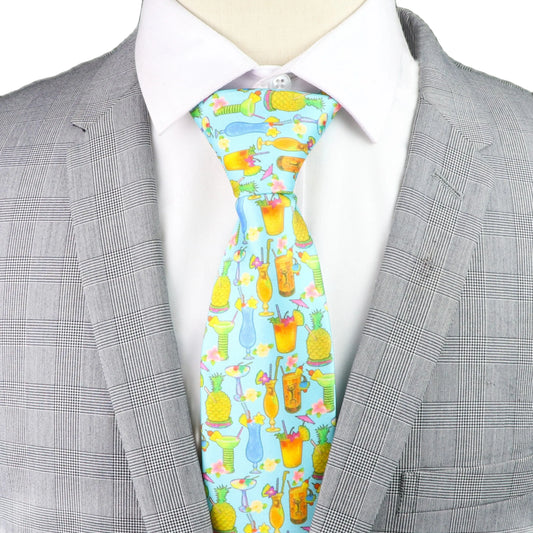 New 42 Colors Men Thin Silk Tie Soft Novelty Animal Fruit Skeleton Cravatas Casual Party Wedding Accessories Gift Free Shipping - Ellianto fashion Men's