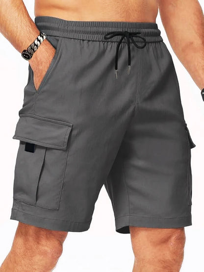 2025 New Men's Cargo Shorts Multi-Pocket Overalls Summer Light weight Comfortable Pants Outdoor Casual Sports Pants - Ellianto fashion Men's