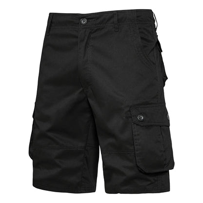 Men's Shorts Loose Large Size Multi-Pocket Overalls Summer Cotton Comfortable Nickel Pants Outdoor Casual Sports Beach Pants - Ellianto fashion Men's