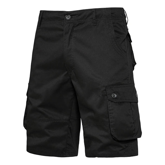 Men's Shorts Loose Large Size Multi-Pocket Overalls Summer Cotton Comfortable Nickel Pants Outdoor Casual Sports Beach Pants - Ellianto fashion Men's