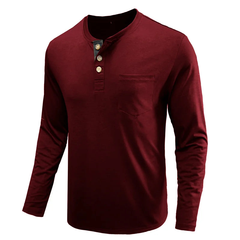Men Fashion Casual T-Shirts Long Sleeve Tops For Man Soild O Neck Shirts Elastic Gym T Shirt Soccer Tees Streetwear Man Clothing - Ellianto fashion Men's