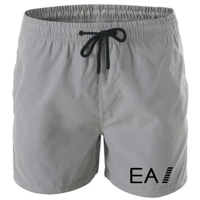 Set 2025 Summer men's swimwear and shorts brand swimwear, sexy swimwear, low-waist breathable swimwear, beach surfing swimming trunk - Ellianto fashion Men's