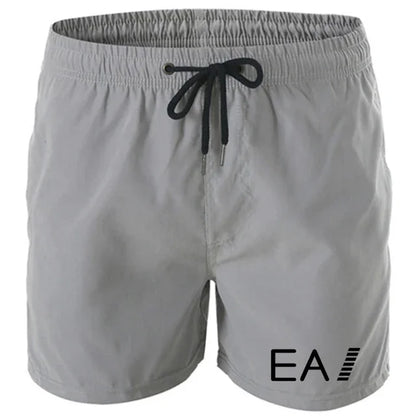 Set 2025 Summer men's swimwear and shorts brand swimwear, sexy swimwear, low-waist breathable swimwear, beach surfing swimming trunk - Ellianto fashion Men's