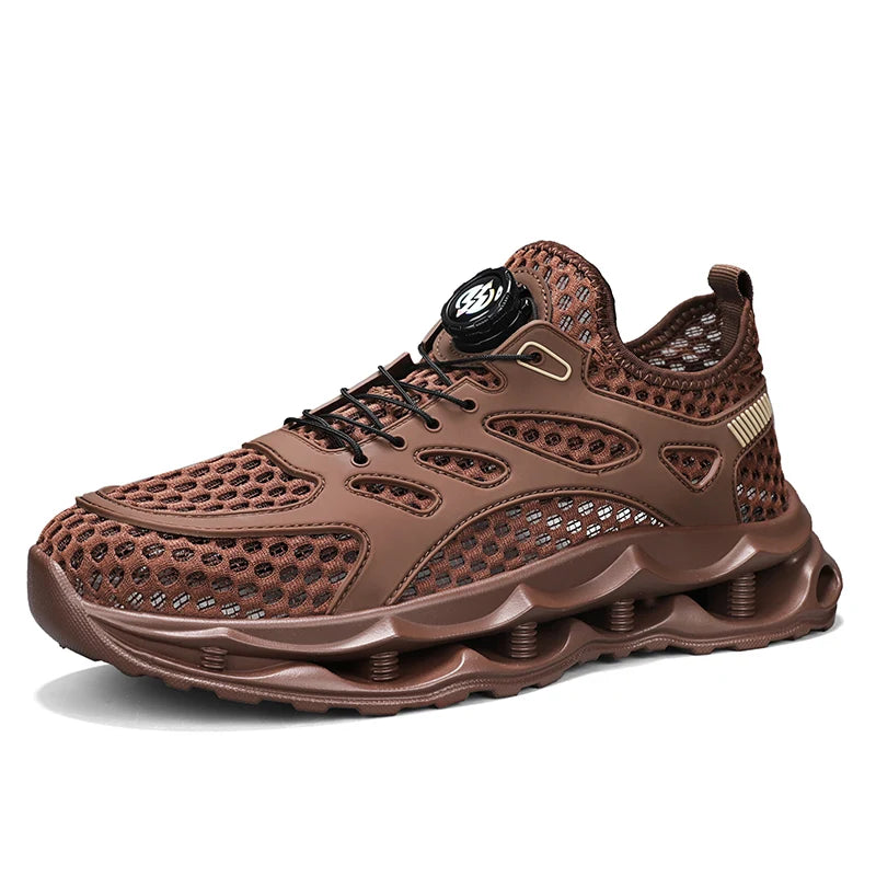 Breathable Mesh Slip-On Water Sport Shoes Fashionable Men Casual Lazy Shoes Multi-Color Personalized Quick-Drying Aqua shoes - Ellianto fashion Men's