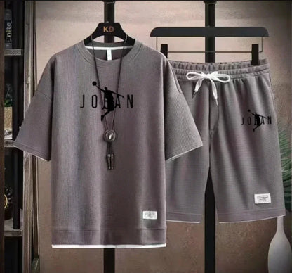 Set The 2025 summer men's set features a new luxury brand T-shirt, designer fashion, women's T-shirt, sportswear, top and shorts - Ellianto fashion Men's