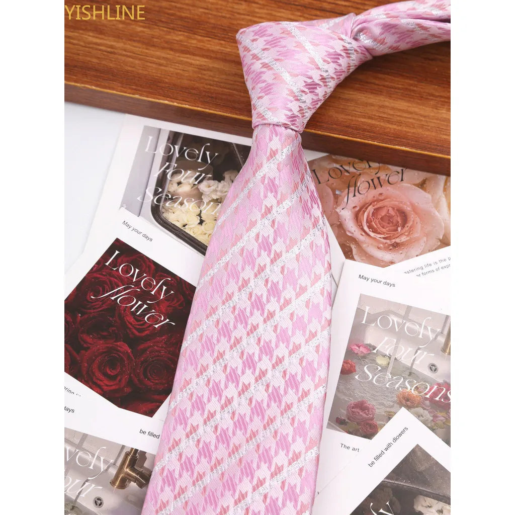Man Tie Festival Fashion Striped Black Necktie Orange Dark Blue Gravata For Men Slim Paisley Floral Fit Wedding Corbatas Neck - Ellianto fashion Men's