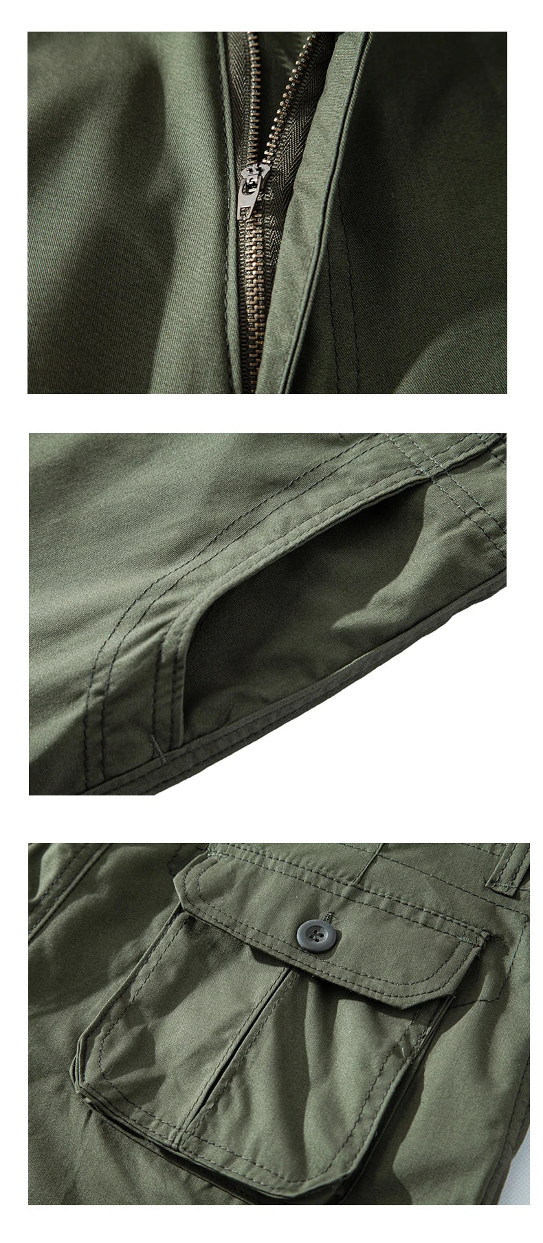 Cargo Knee Shorts Men Sports Casual Bermuda Shorts Plus Size Cotton Half Pants Golf Straight Running Gym Shorts Pants - Ellianto fashion Men's