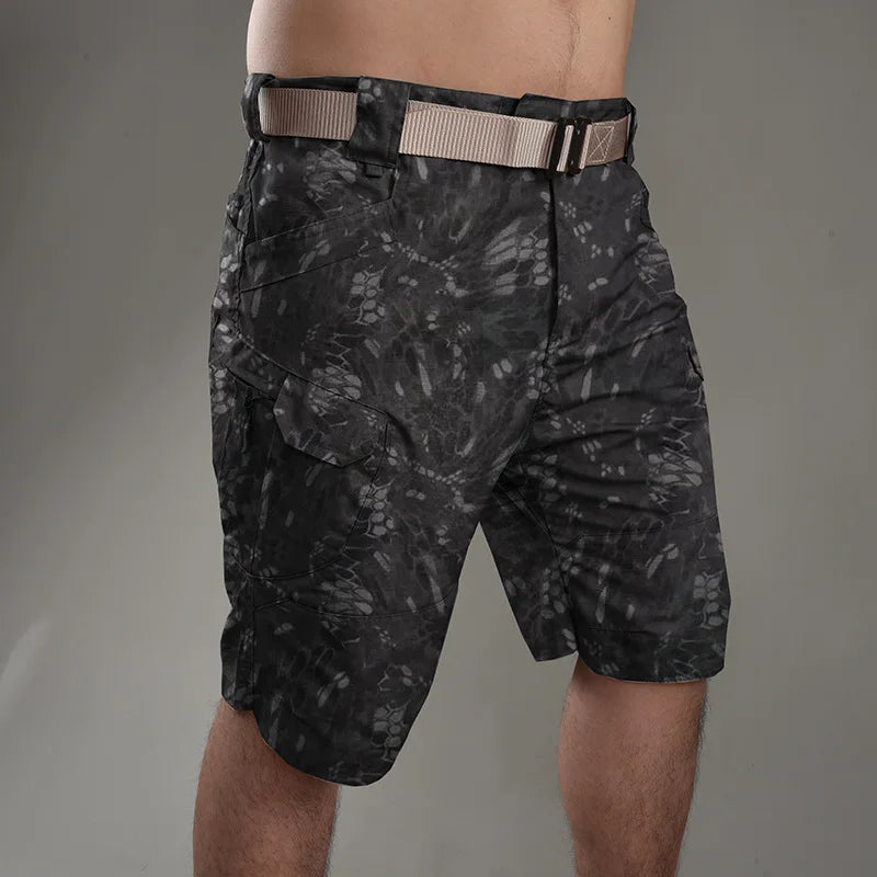 Men's Breathable and Wear-Resistant Urban Tactical 5-Inch Shorts - Tactical Military Fanatic Outdoor Training Hiking Shorts - Ellianto fashion Men's