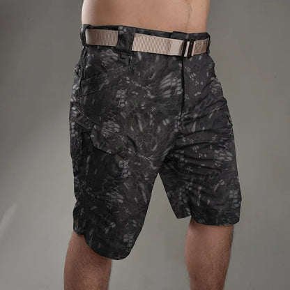 Men's Breathable and Wear-Resistant Urban Tactical 5-Inch Shorts - Tactical Military Fanatic Outdoor Training Hiking Shorts - Ellianto fashion Men's