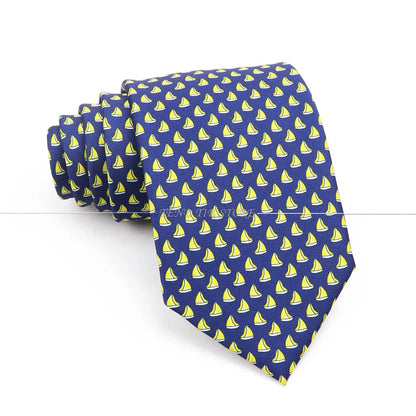 New 42 Colors Men Thin Silk Tie Soft Novelty Animal Fruit Skeleton Cravatas Casual Party Wedding Accessories Gift Free Shipping - Ellianto fashion Men's