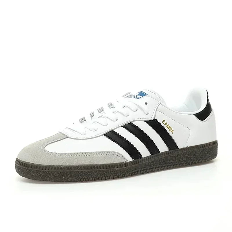 Classics Adidas Originals Samba White Low Flat Skateboarding Shoes for Men Women Unisex German Training Board Shoes - Ellianto fashion Men's