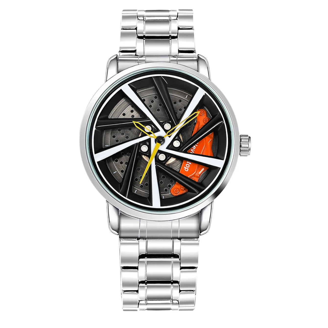 UTHAI CQ324 Fashionable Men watch with wheel clamp design,rotating hollow quartz watch,cool clock gift watches for man - Ellianto fashion Men's