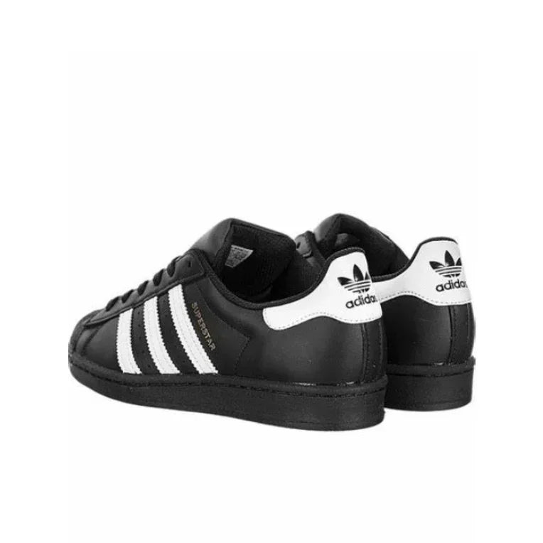 Adidas Originals Superstar Men's Women's Skateboarding Shoes, Lightweight, Durable, Non-slip, Low-top Board Shoes, Black/White - Ellianto fashion Men's