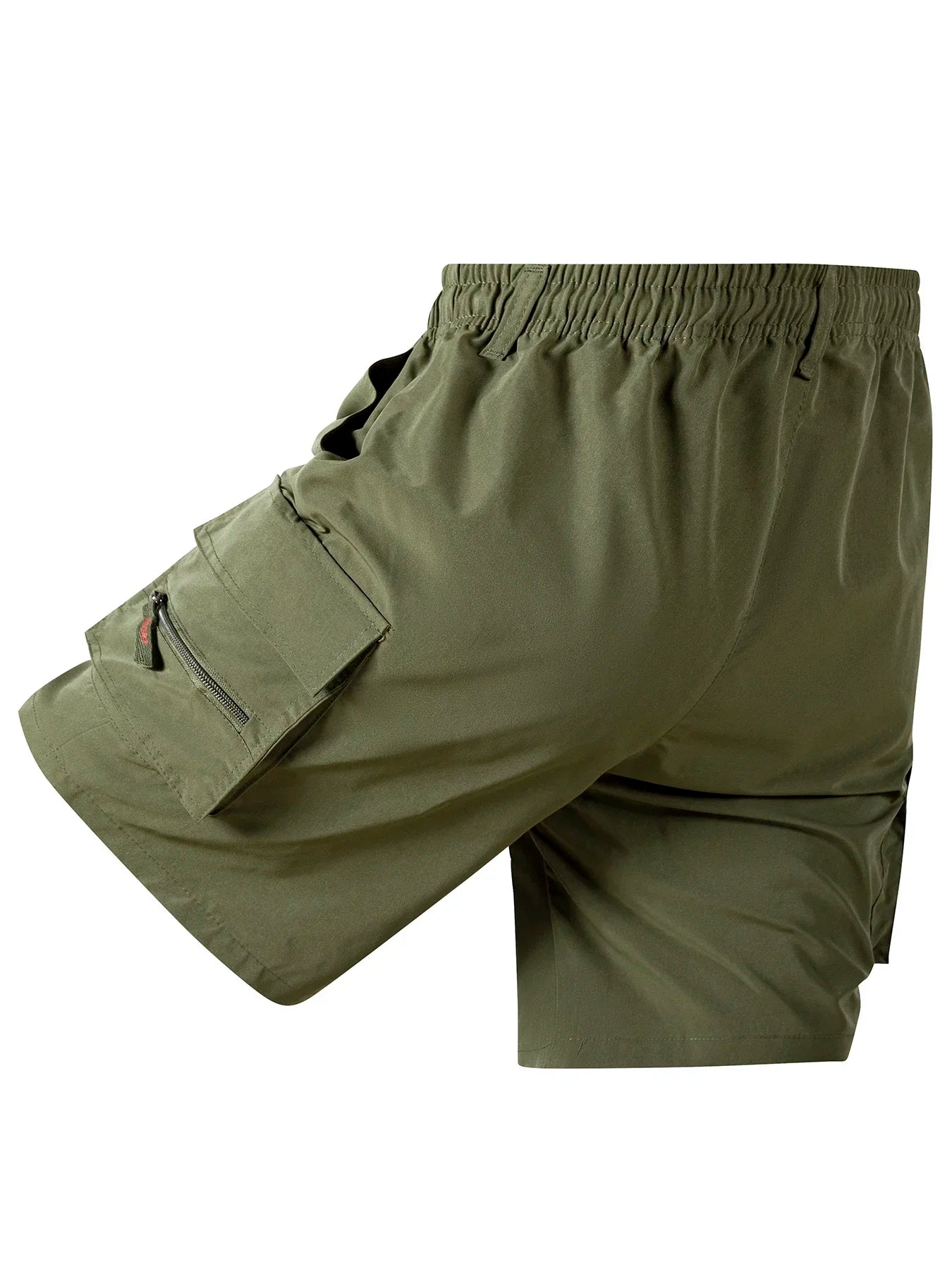 Men's Loose Cargo Shorts Multiple Pockets Sports - Inspired Casual Style Summer Running Half Pants for Outdoor Beach Fun - Ellianto fashion Men's