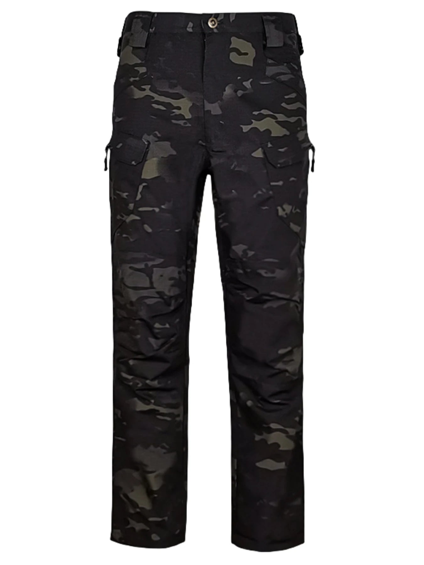 Men's Tactical Trousers Slim Pants Outdoor Overalls Straight Training Multiple Pockets Hiking Fishing Casual Pants Ix7 - Ellianto fashion Men's