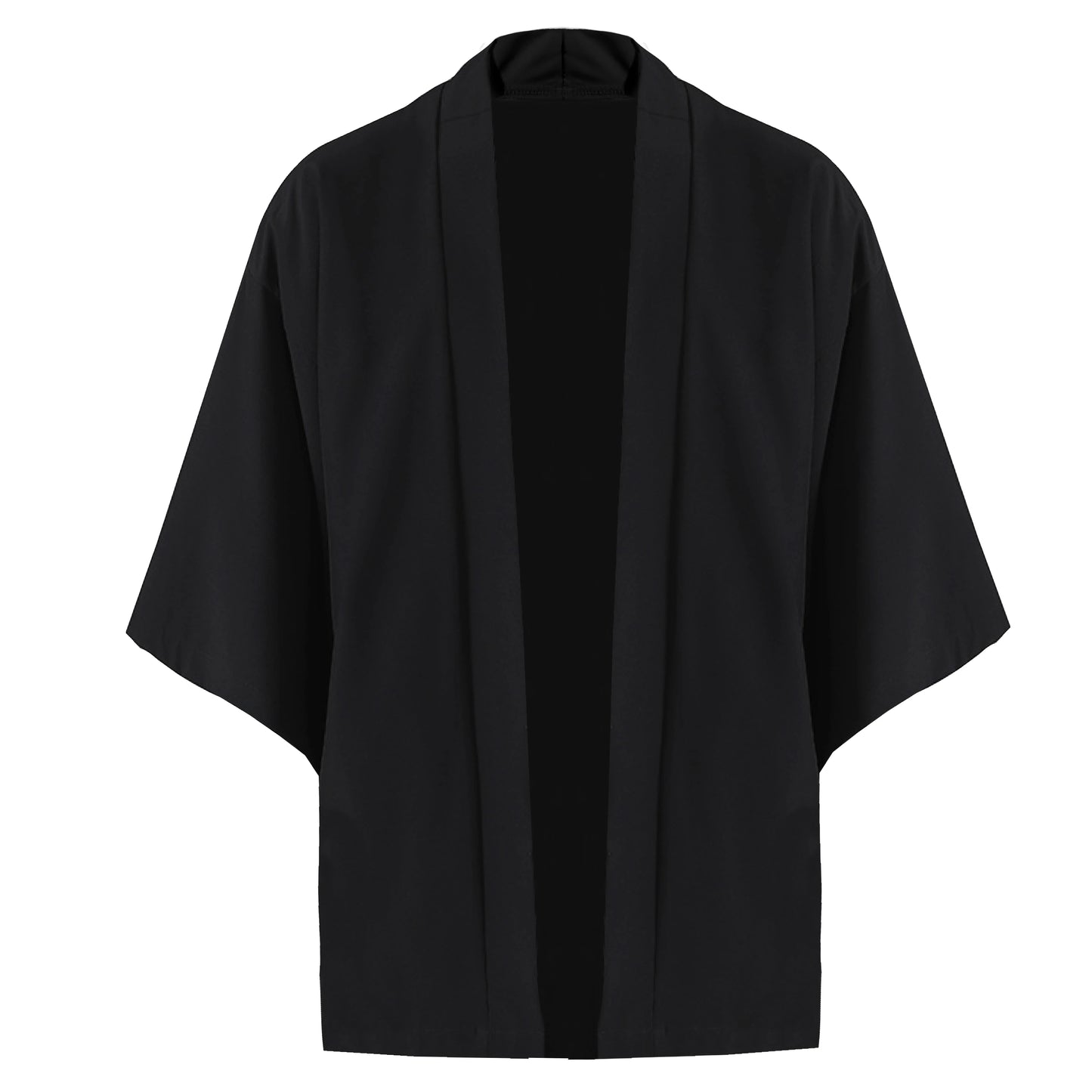 Kimono Men Cloak Kimono Para Hombre Black Coat White Cloak Beach Shirt Summer Haori Men Unisex Samurai Clothing Japanese Men - Ellianto fashion Men's