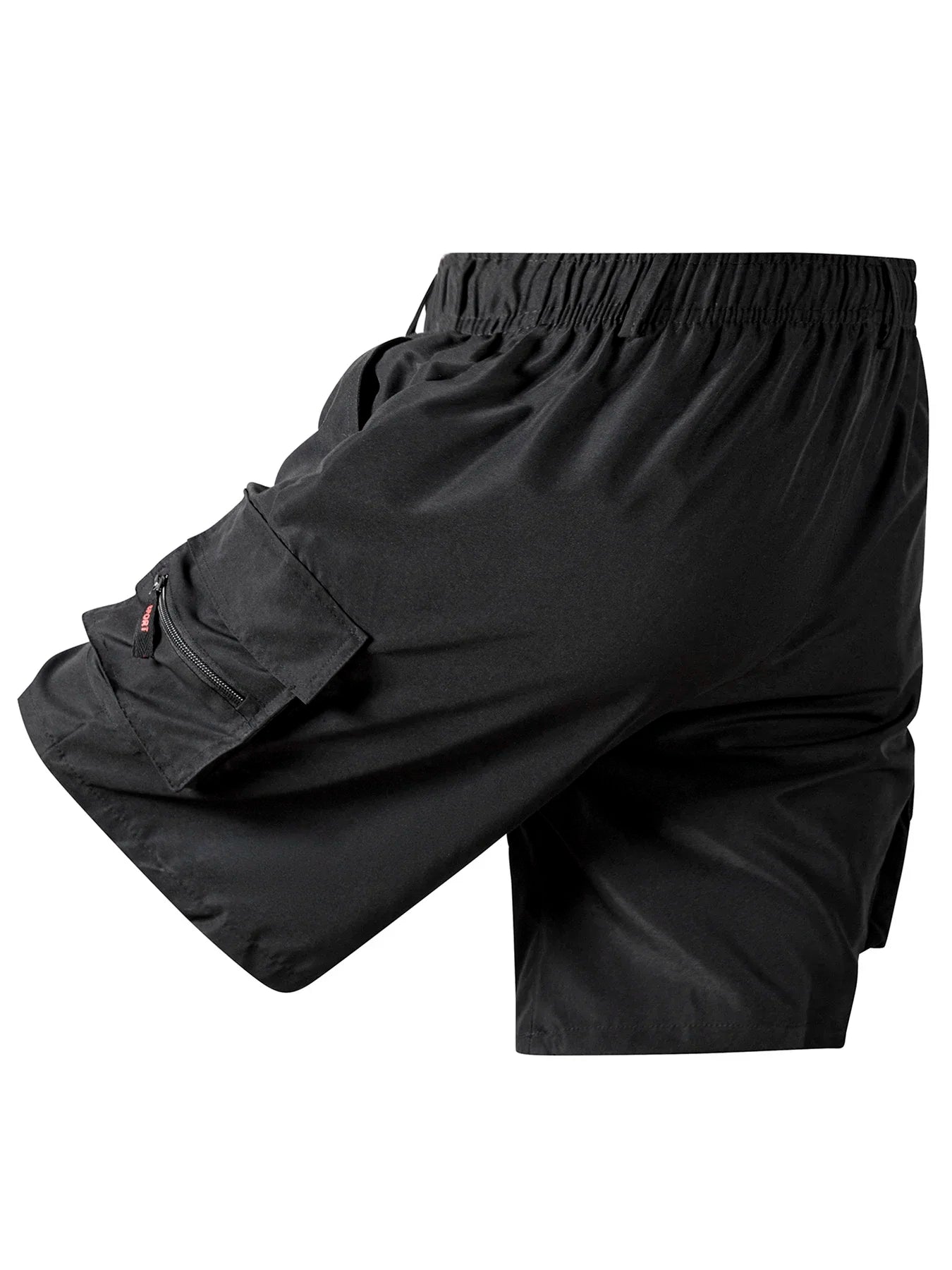 Men's Loose Cargo Shorts Multiple Pockets Sports - Inspired Casual Style Summer Running Half Pants for Outdoor Beach Fun - Ellianto fashion Men's