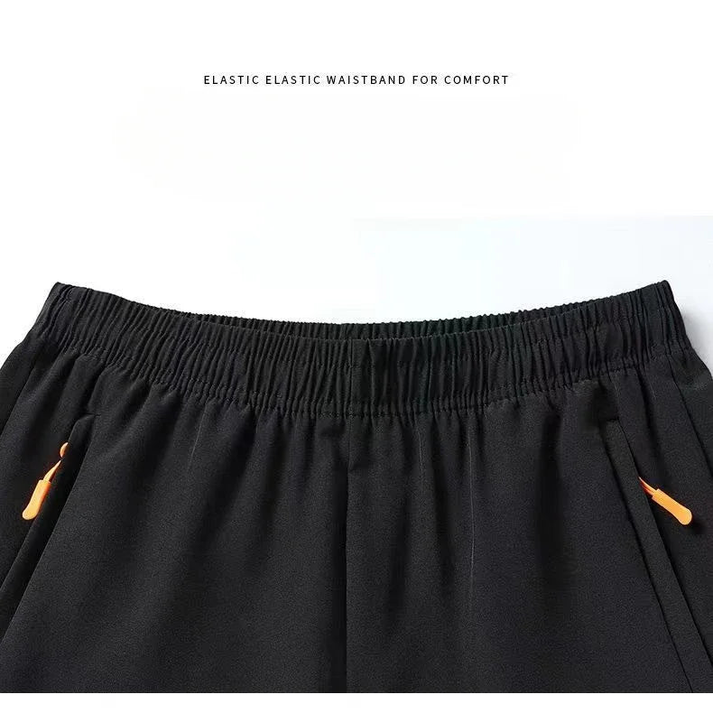 Summer Men Shorts Ice Silk Running Gym Sport Shorts Quick Dry Breathable Beach Short Pant Fitness Jogging Cool Casual Sportswear 2025 - Ellianto fashion Men's