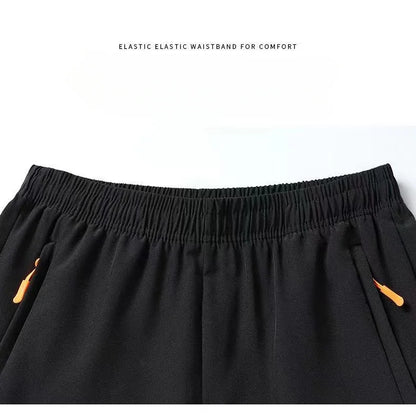 Summer Men Shorts Ice Silk Running Gym Sport Shorts Quick Dry Breathable Beach Short Pant Fitness Jogging Cool Casual Sportswear 2025 - Ellianto fashion Men's