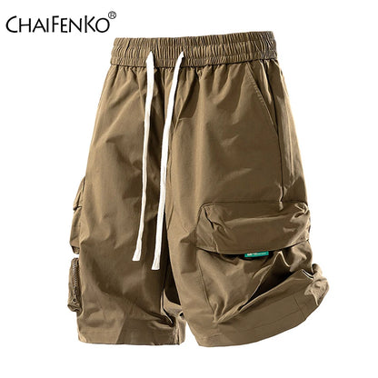 New Fashion Men Cargo Shorts Outdoor Loose Multiple Pockets Sports Shorts Summer Breathable Solid Comfort Casual Shorts Men - Ellianto fashion Men's