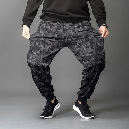 Men’s Summer Loose-Fit Camouflage Work Pants – Lightweight, Breathable Straight-Leg Design for Casual Sports Comfort