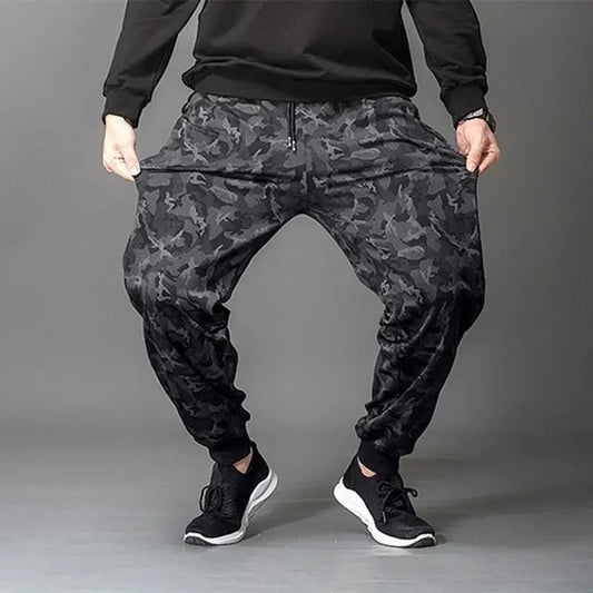 Men’s Summer Loose-Fit Camouflage Work Pants – Lightweight, Breathable Straight-Leg Design for Casual Sports Comfort