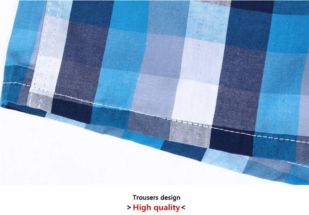 New Classic Plaid men arrow pants casual fashion brand High quality boxer 4pcs/lot mens Cotton boxers men's shorts underwear - Ellianto fashion Men's