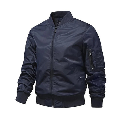 2024 New Spring Summer Bomber Jacket Men Solid Color Fashion Aviator Baseball Jackets New In Outerwears Jackets for Men S-5XL
