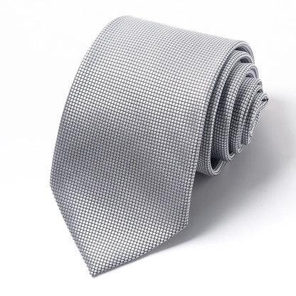 High-quality Wedding Ties For Men Fashion New Style Blue Strip Print Neckties Daily Office Apparel Accessories Gift For Man - Ellianto fashion Men's
